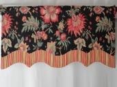 Rod Pocket Banded Valance - Easy To Hang
